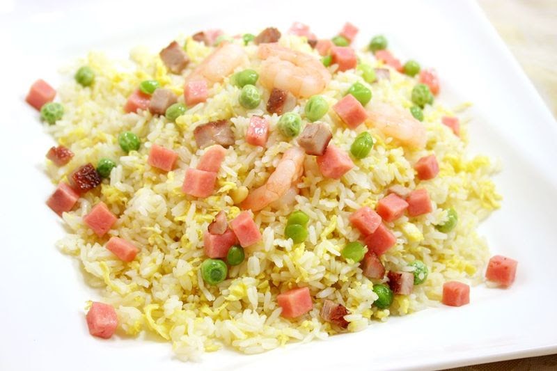 Simple Chinese food recipes Yang Chow Fried Rice