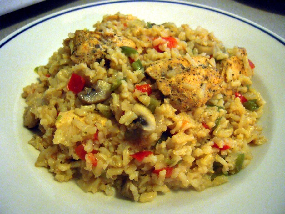 The Podanys to our world Chicken & Brown Rice Pilaf
