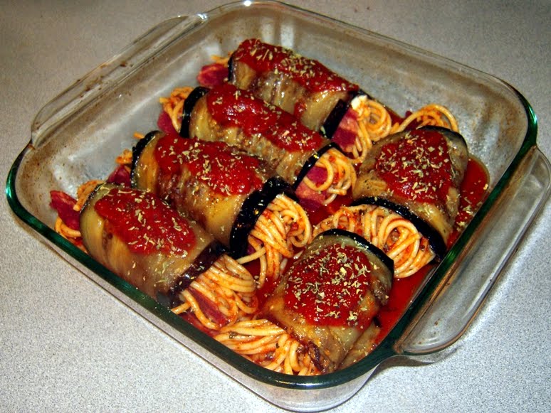 The Podanys to our world Involtini di Melanzane (Rolled