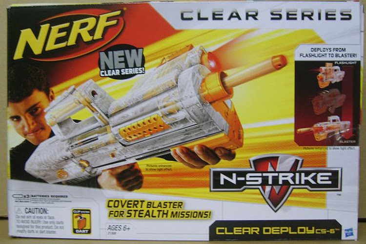 SG Nerf: Nerf N-Strike Clear Deploy CS-6 - Sneak Peek!
