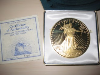 Washington Mint $100 4oz silver coin