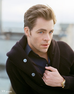 chris pine plaid