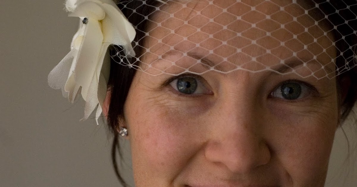 Grace Designs My first ever Birdcage Veil