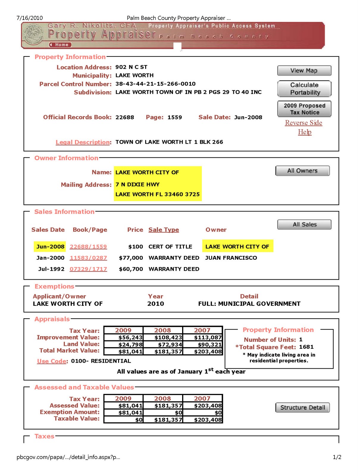 Lake Worth Property Appraiser Lake Worth Property Appraiser