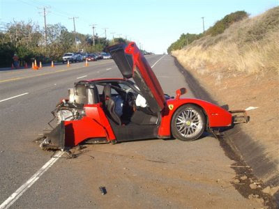 Ferrari Car Crash Pictures