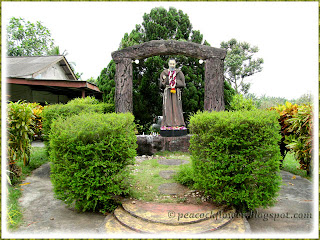 Lovely landscape around St Pio's Grotto at Franciscan Monastery, Ulu Tiram in Johor