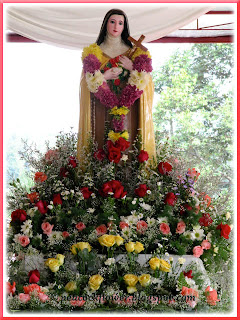 Statue of St Theresa of Lisieux at the Church of St Theresa in Nilai, NS