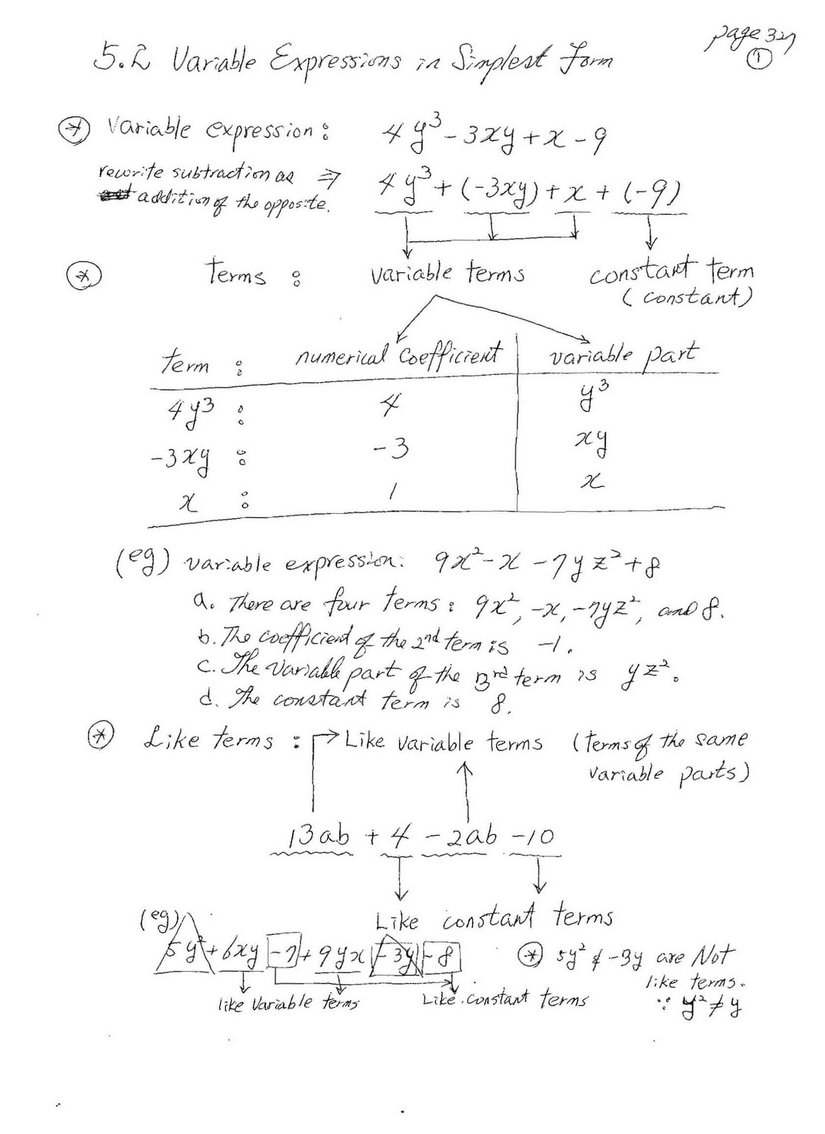 Math Simplest Form