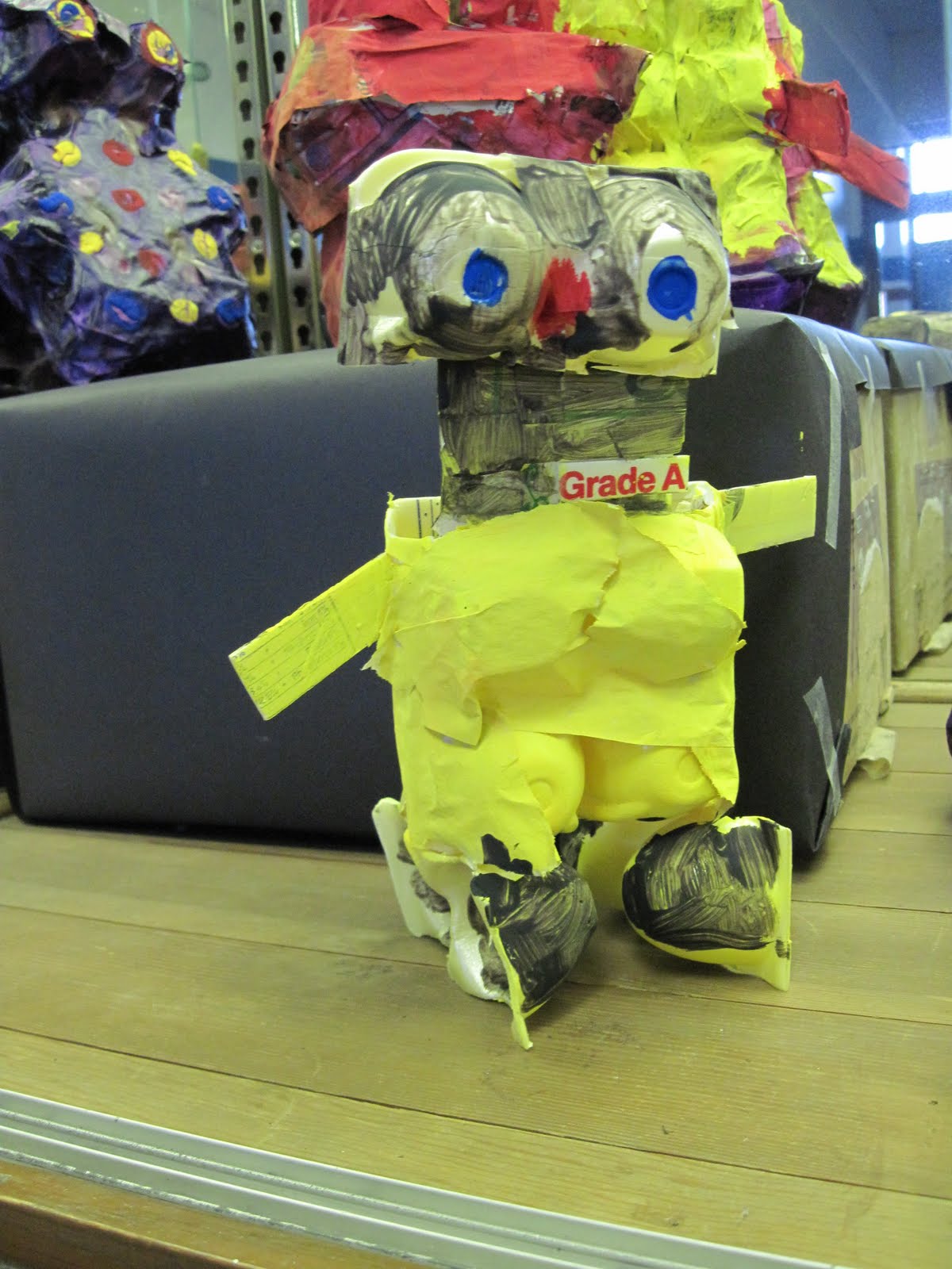 Paper Mache Robot