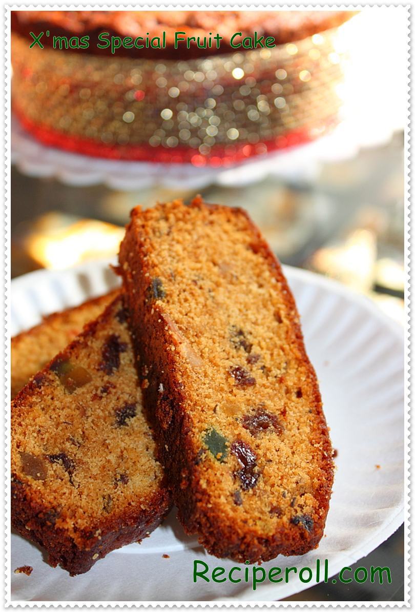 Kerala Plum Cake / Christmas Special Caramel Fruit Cake/ X'mas Rum Cake