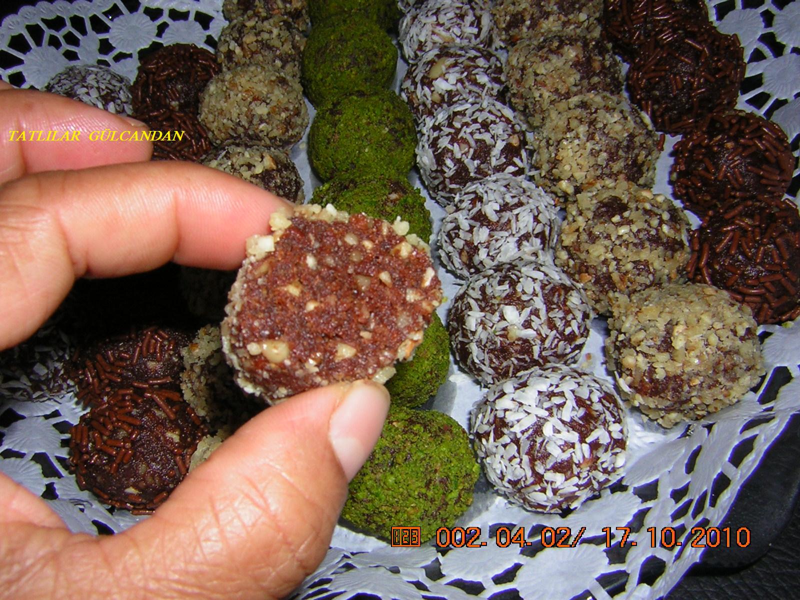 krep tarifi Bisküvili Tatlı Toplar