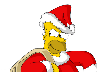 Homer-Simpson---Santa-Claus-psd38266.png