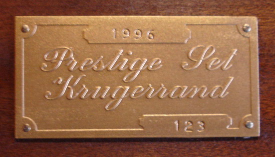 Krugerrand Prestige Set 1996