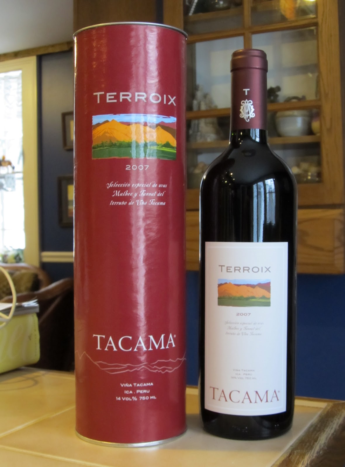 Spirit of Wine Updated WIne Notes Vina Tacama Terroix, Ica, Peru, 2007