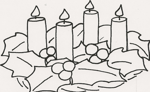adviento para colorear
