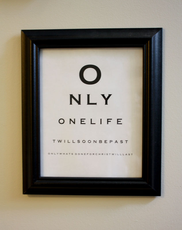 Eye Chart Art