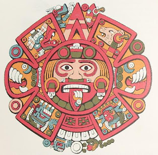 El centro del calendario azteca