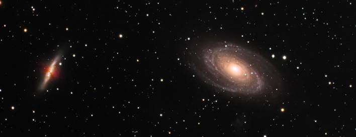 The Galaxies M81 and M82