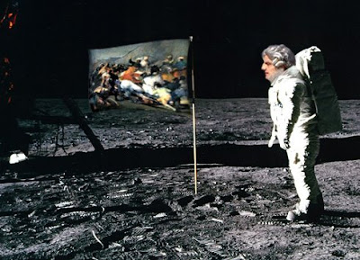 Goya 2.0 en la luna Goya 2.0 homenajeando el 2 de Mayo