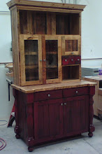 BARN WOOD CHINA HUTCH
