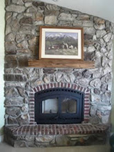 KNOTTY ALDER BEAM MANTLE