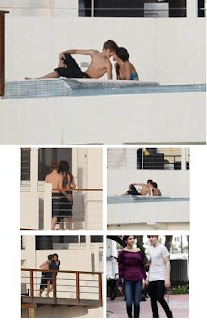 Selena Gomez and Justin Bieber Kissing Photo