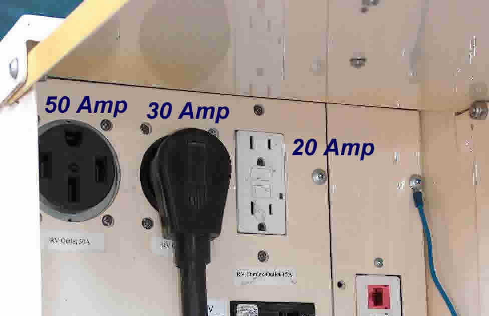 Camping w/Chris 20 30 & 50 Amp Plugs?