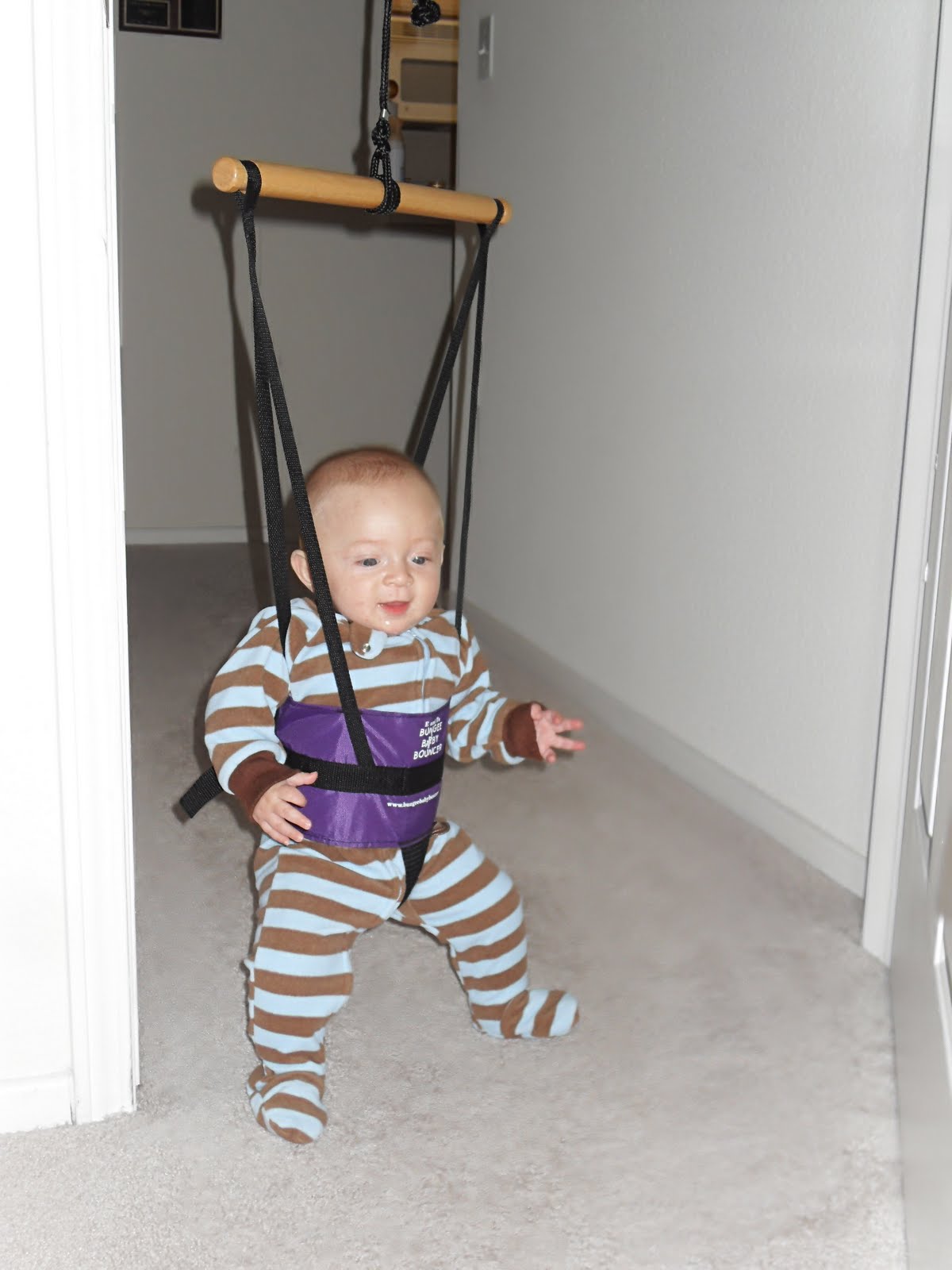 The Pierce Family Baby Bungee Bouncer from the Bowens