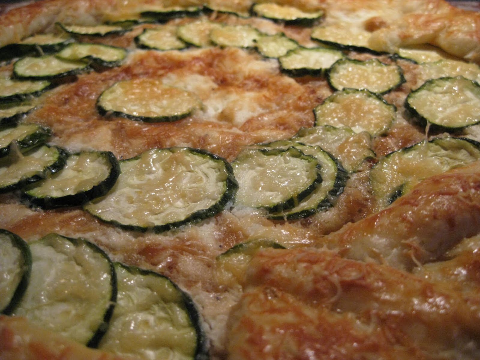 Andrea The Kitchen Witch Caramelized onion goat cheese and zucchini