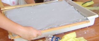 rejilla para hacer papel