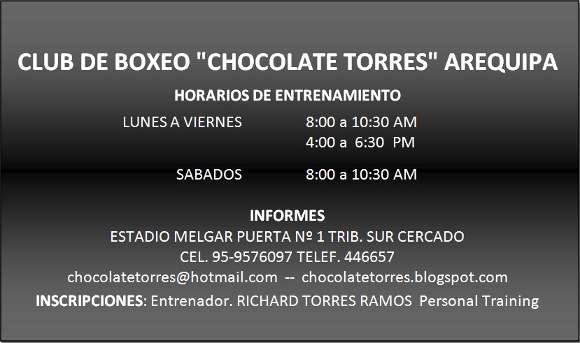 VICTOR "CHOCOLATE" TORRES
