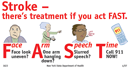 signs of stroke and teach