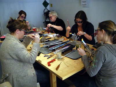 Beadmaking Action @ Fire Works, Bristol