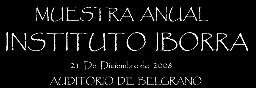 Muestra Anual Instituto Iborra 2008