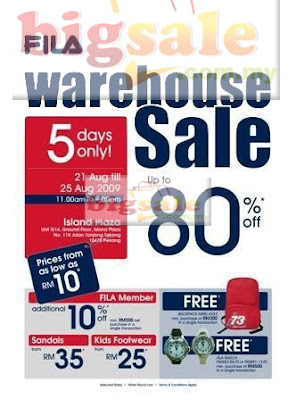 fila warehouse sale