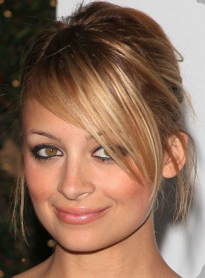 nicole richie bangs hair