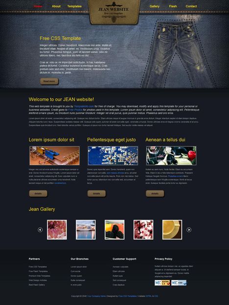 Free Xhtml Templates