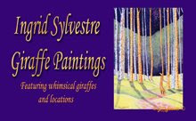 Ingrid Sylvestre Giraffe Paintings