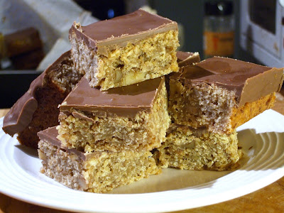 banana flapjack