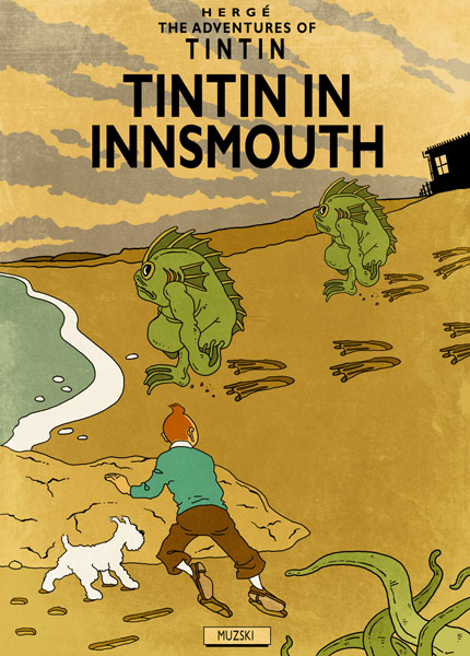 Que lisez vous en ce moment ?... Sizone Tou ! - Page 17 TinTin+in+Innsmouth
