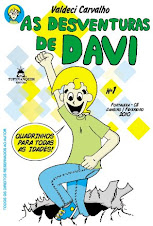 Nova revista As Desventuras de Davi. Saiba como comprar clicando na capa. Custa apenas R$ 2 reais!