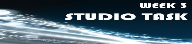 Week 3 Studio Task