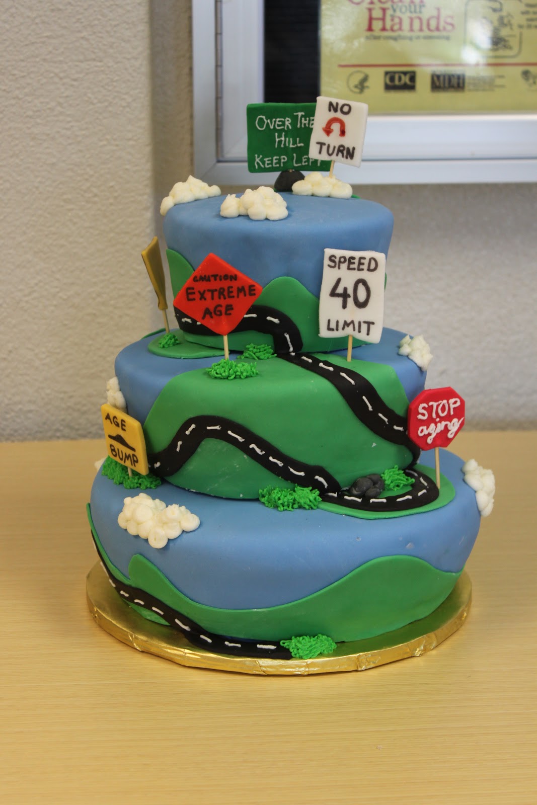 Cakes By Lee Road of Life over the hill