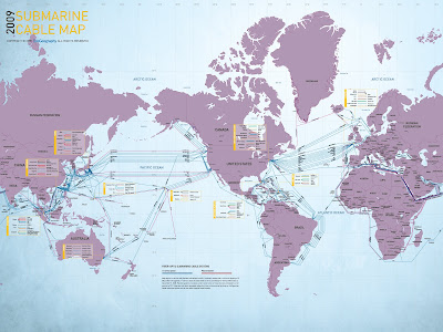 แผนภาพ Cable Map ทั่วโลก