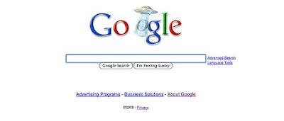 UFO บนโลโก้ของกูเกิล(Google Logo)