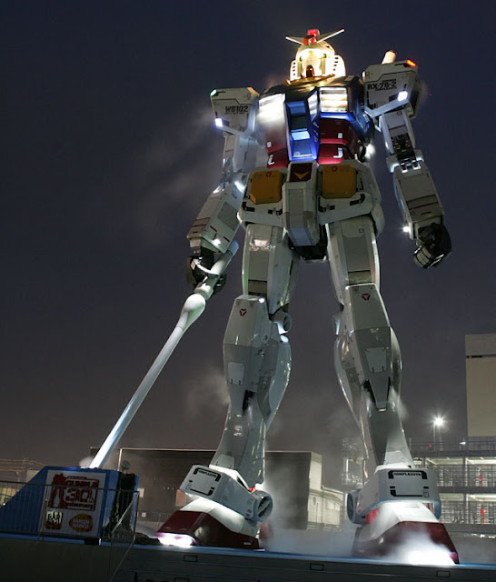 หุ่นกันดั้ม(Gundam)ขนาดจริง ที่ Shizuoka Japan สร้างเสร็จแล้ว!!!