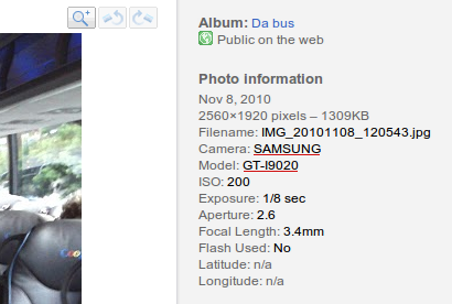 พบ Nexus S / Samsung GT-I9020 บน Picasa Web