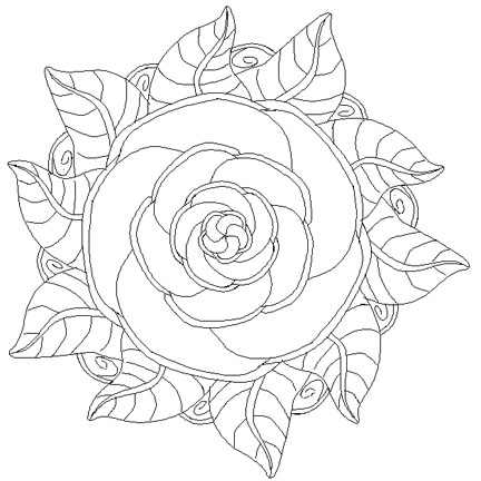 Mandala To Colour