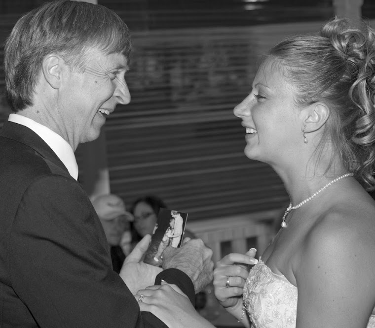 Jennell and Dad at  Wedding/July 4,2008