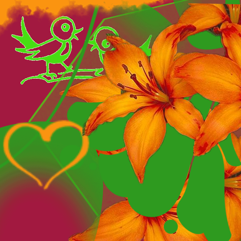 Nigel's Mom Birds, Lilies and a Sugar Plum Too